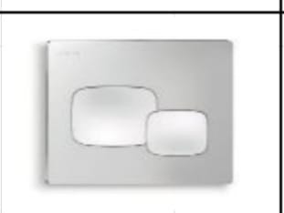 PEBBLE FACEPLATE POLISHED CHROME